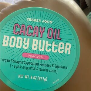 Cacay Oil Body Butter - Trader Joe’s 
Baccarat Rouge Scent Profile
